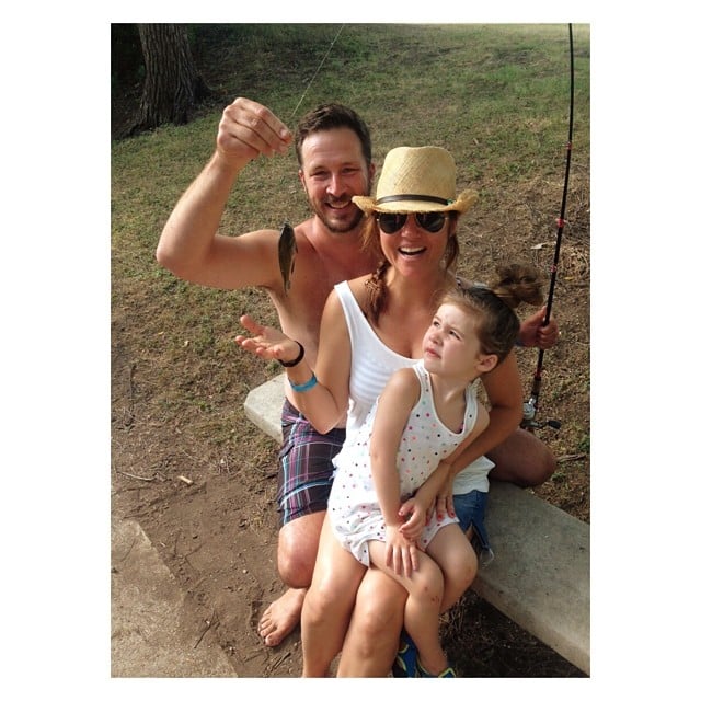 Harper Smith went fishing with her mom and dad while visiting Texas.
Source: Instagram user tathiessen