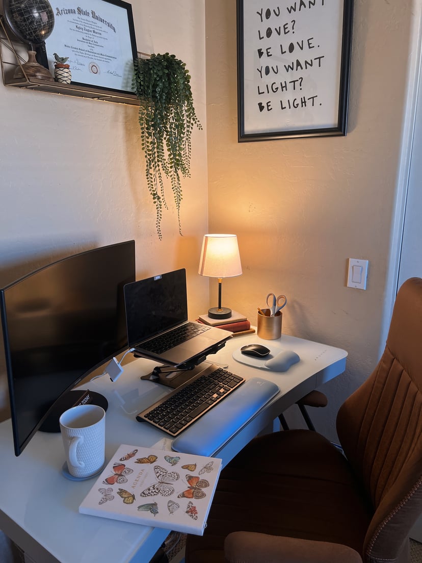 Babin height adjustable standing on sale desk upper square