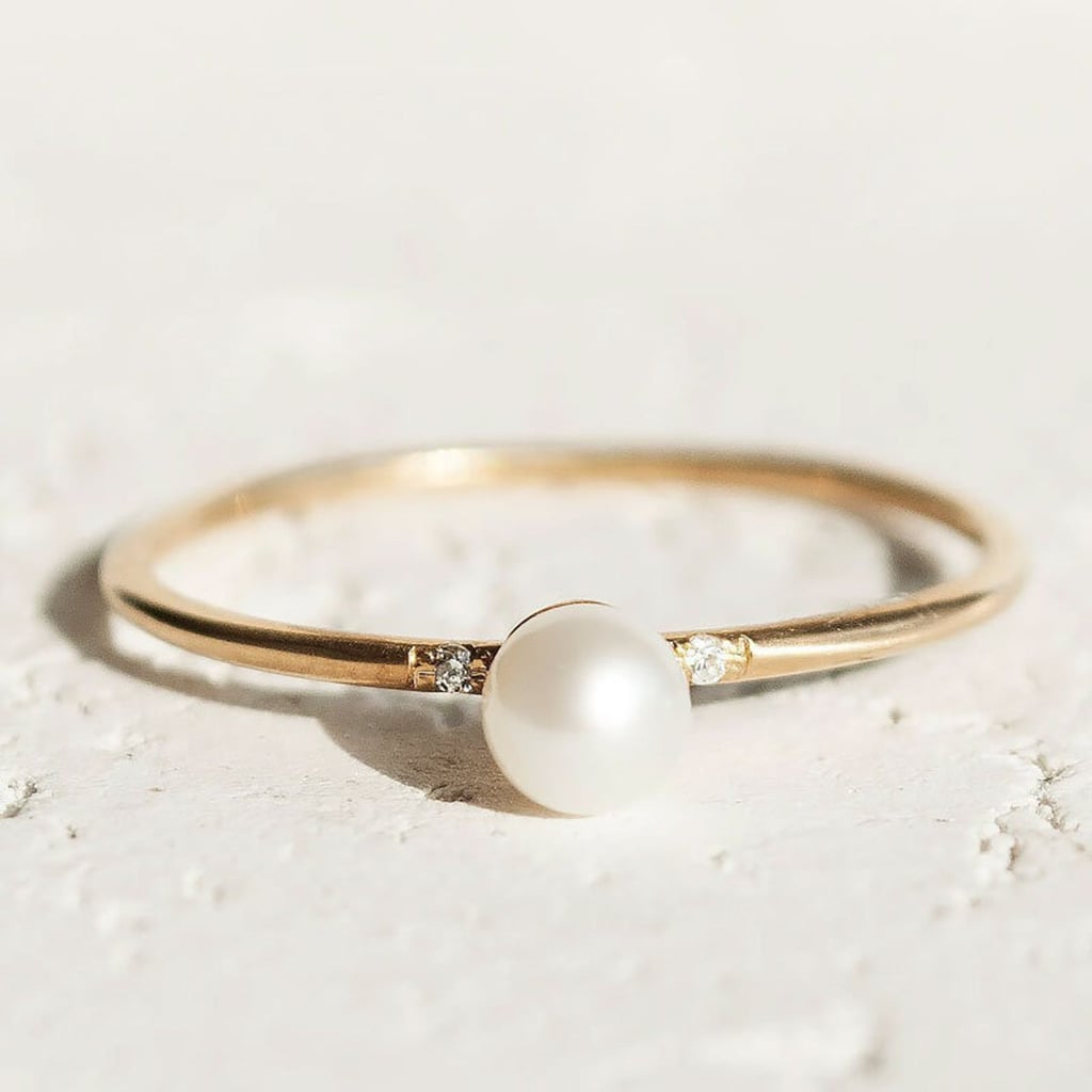 Pearl Engagement Rings From Etsy