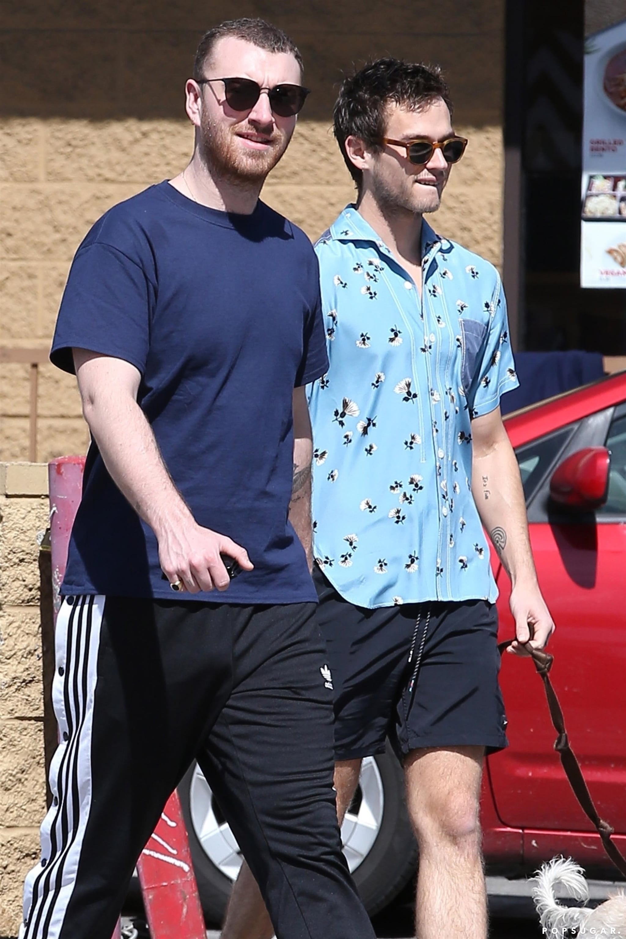 Celebrity Entertainment Sam Smith And Brandon Flynn S Sweet Stroll Around La Will Instantly Brighten Your Day Popsugar Celebrity Photo 3