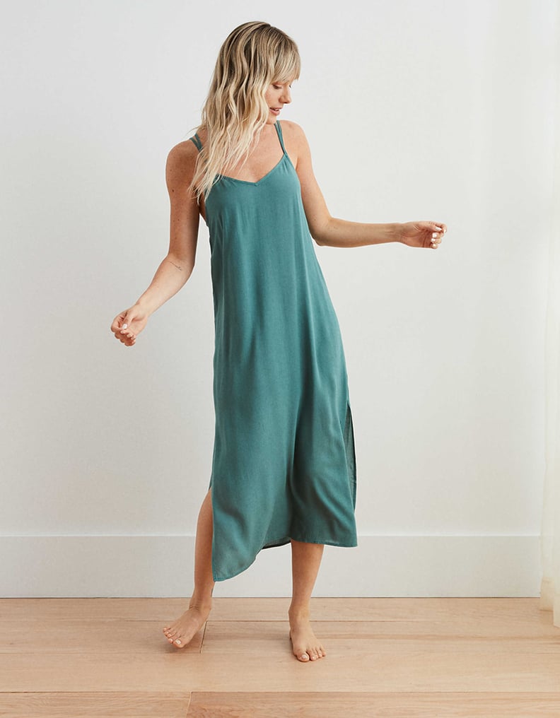 Aerie Smocked Midi Dress @ Best Price Online