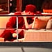 Selena Gomez and The Weeknd Kissing on a Yacht February 2017