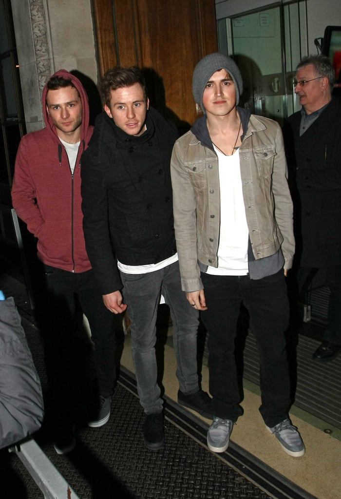 Harry Judd, Danny Jones and Tom Fletcher were at Radio 1 last night, appearing on Tom Deacon's show to chat about their new single "That's the Truth" and upcoming tour. The boys were without Dougie Poynter, who is currently in rehab — Tom tweeted that Doug's been having a tough time lately, rumoured to have led from his split from The Saturdays' Frankie Sandford. They thanked fans for their messages of support on the radio last night and said they were passing on the messages to their bandmate, and said it's "not the same without Dougie". We can't wait to see him back with the boys soon.