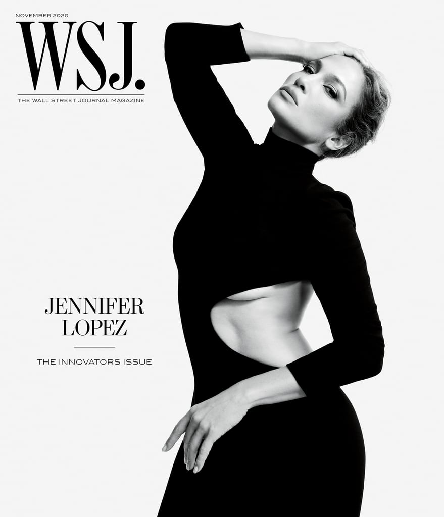 J Lo's Cutout Black Dress on the Cover of WSJ. Magazine