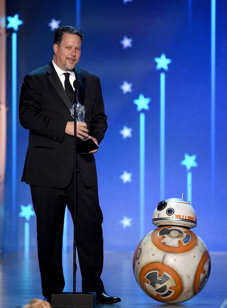 Pictured: John Knoll and BB-8