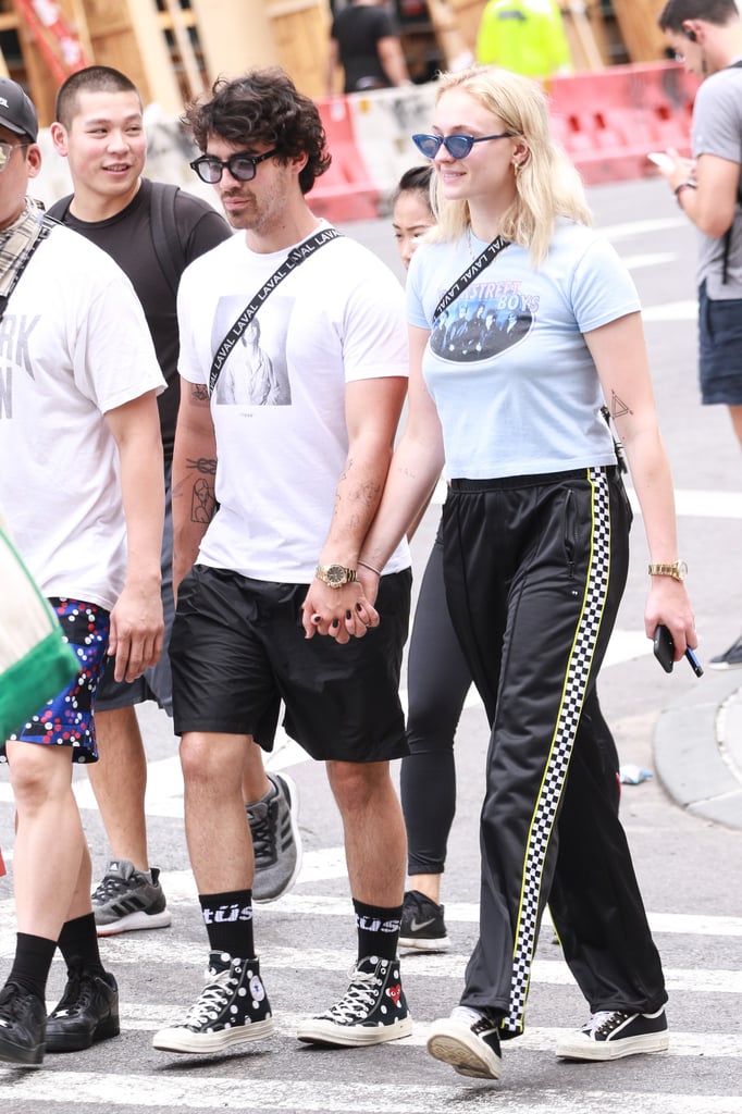 Sophie Turner and Joe Jonas Kiss in New York | August 2018