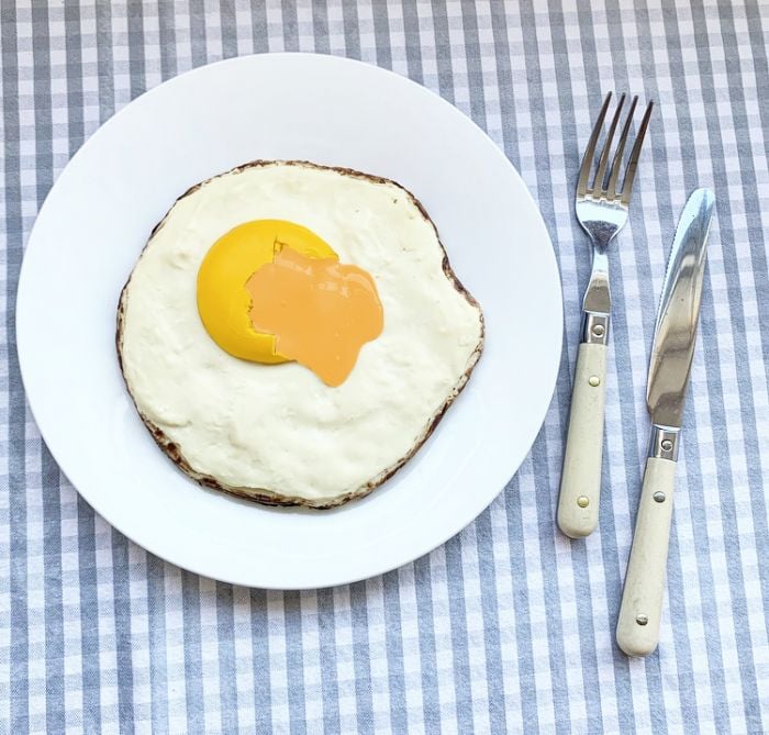 Giant Chocolate Fried Egg