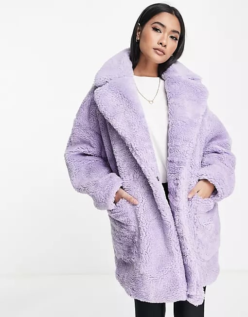 purple fur coats