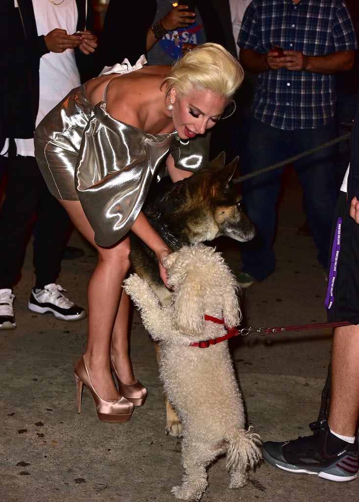 Lady Gaga in NYC With Mom October 2015