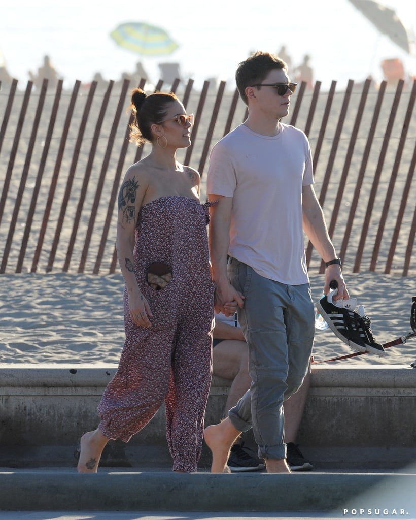 Halsey and Evan Peters Showing PDA on a Beach Date in LA