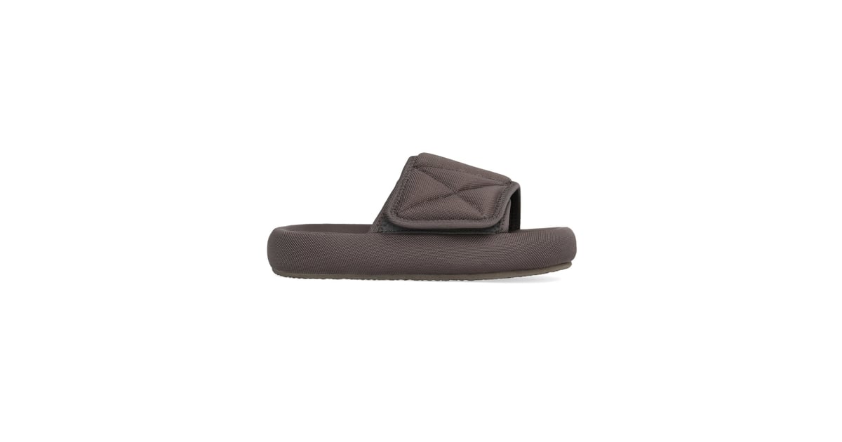 Yeezy Women's Nylon Slipper in Graphite | Kim Kardashian ...