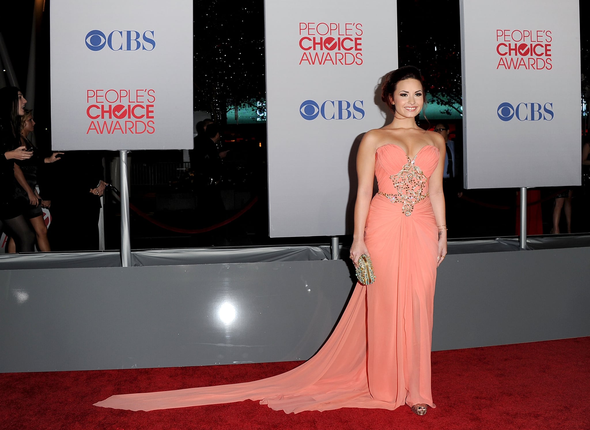 Demi Lovato was in LA for an award show. Demi Lovato was in LA for an award show.