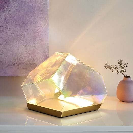 Get the Look: Glass Gem LED Table Lamp