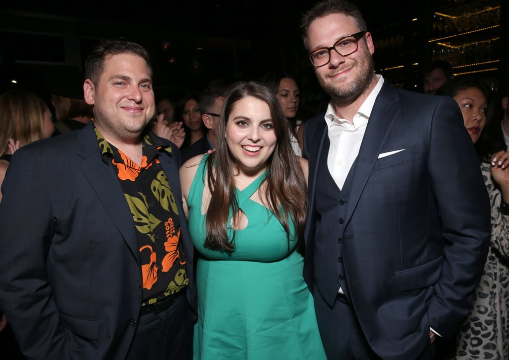 Jonah Hill and Beanie Feldstein at the Premiere of Neighbours 2: Sorority Rising in 2016