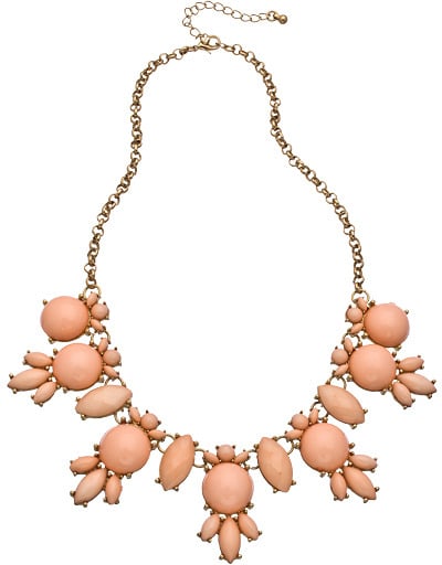 Blu Bijoux Gold and Pink Bubble Necklace ($30)