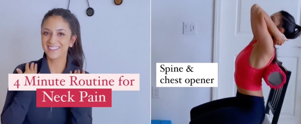 If You Have Neck Pain, Grab a Ball, a Wall, and a Foam Roller For This 4-Minute Routine