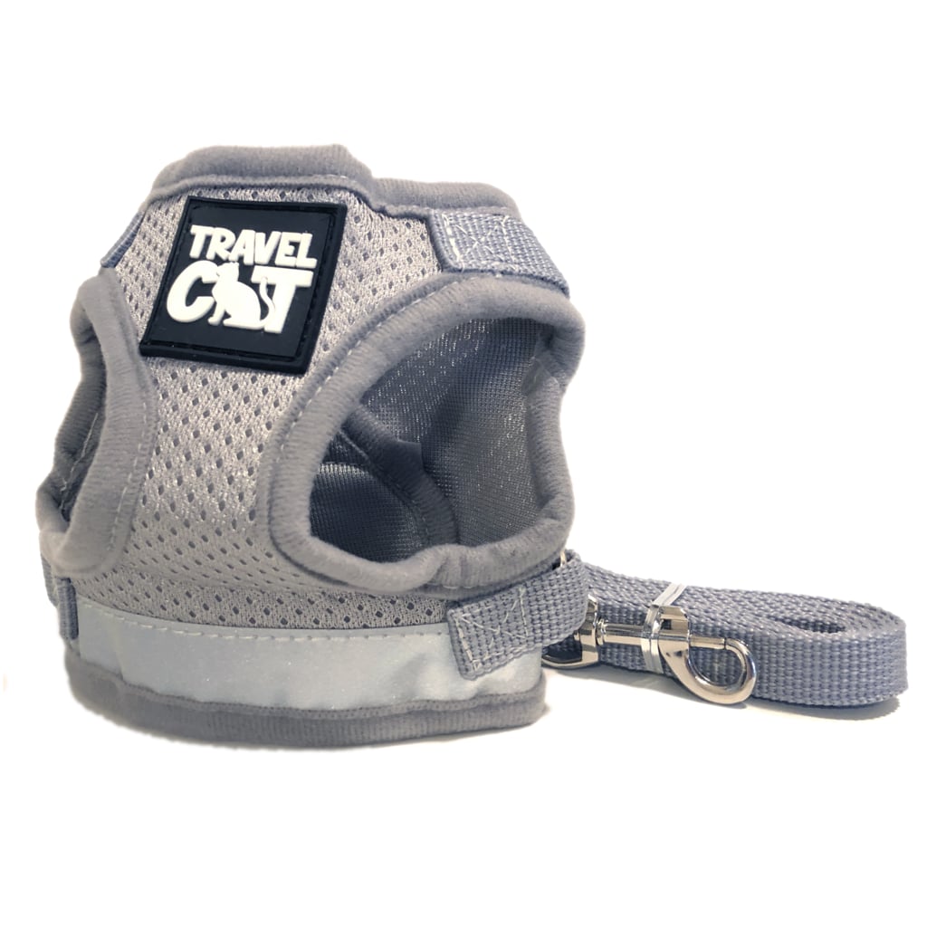 "The True Adventurer" Reflective Cat & Kitten Harness and Leash Set for