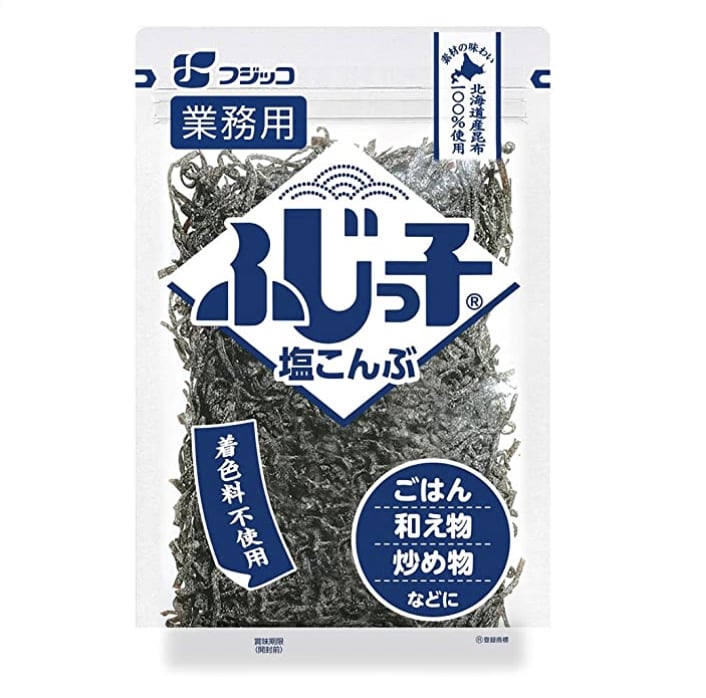 Fujicco Japanese Seasoned Kelp Strips (Shio Kombu)