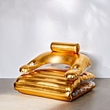 Metallic Lounger Pool Float