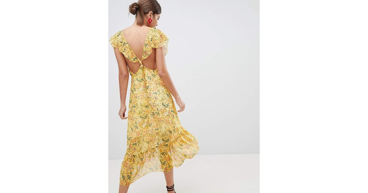 Yellow Floral Dress | POPSUGAR Fashion ...