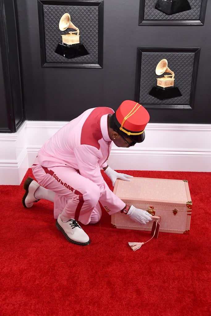 Tyler the Creator's Bellhop Outfit at the Grammys