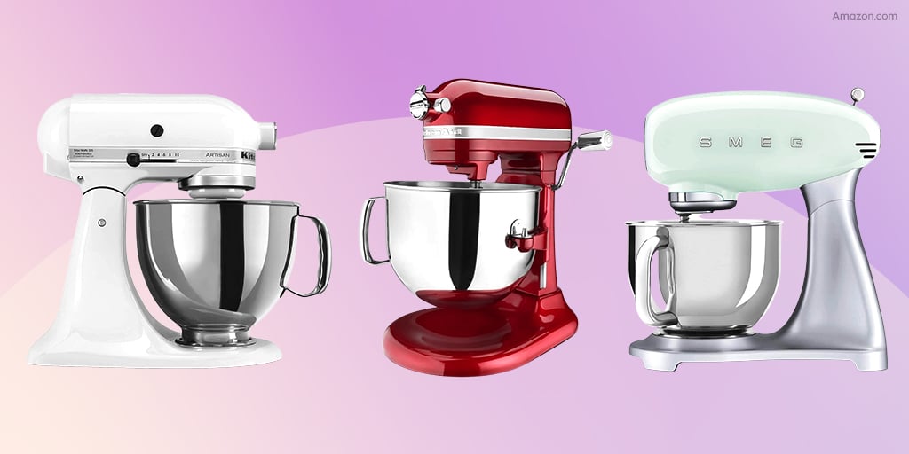 KitchenAid KSM7586PCA 10 Speed Stand Mixer w/ 7 qt Stainless Bowl &  Accessories, Candy Apple Red