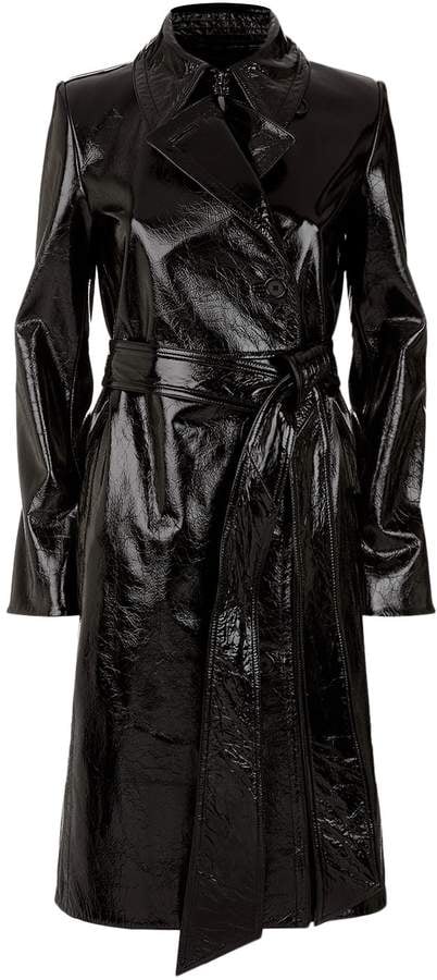 helmut lang leather coat