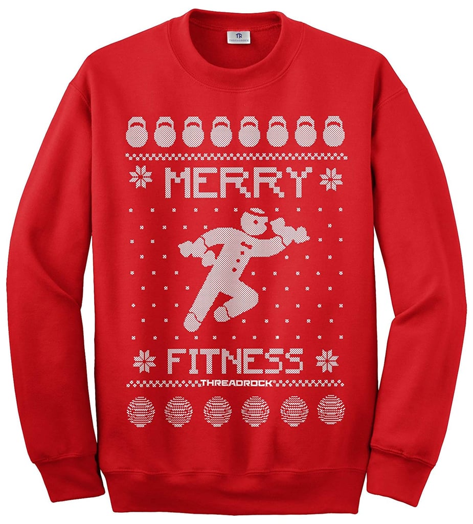 Threadrock Women's Merry Fitness Ugly Sweatshirt