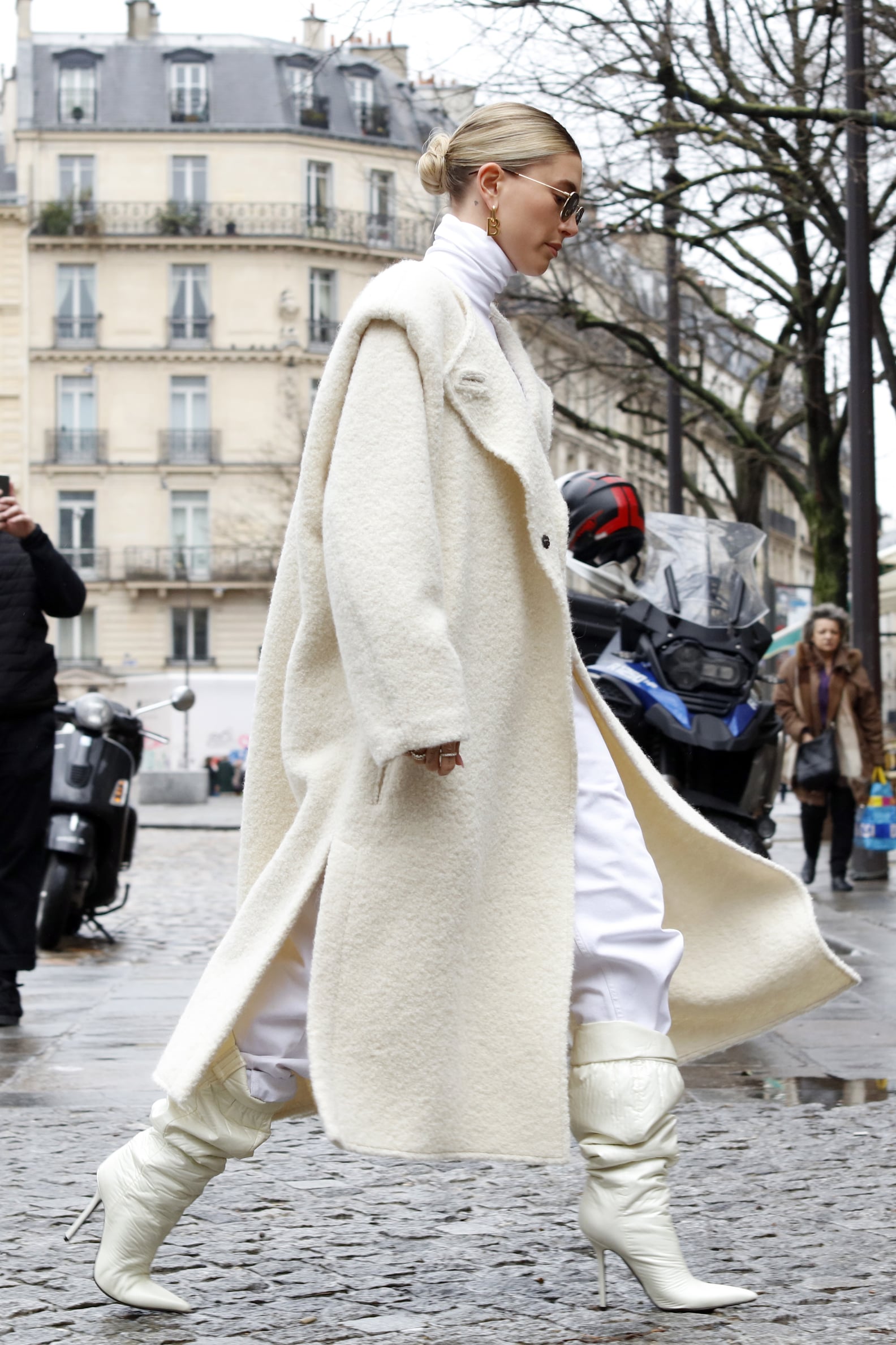 Hailey Bieber's Bright Looks For Paris Fashion Week | POPSUGAR Fashion
