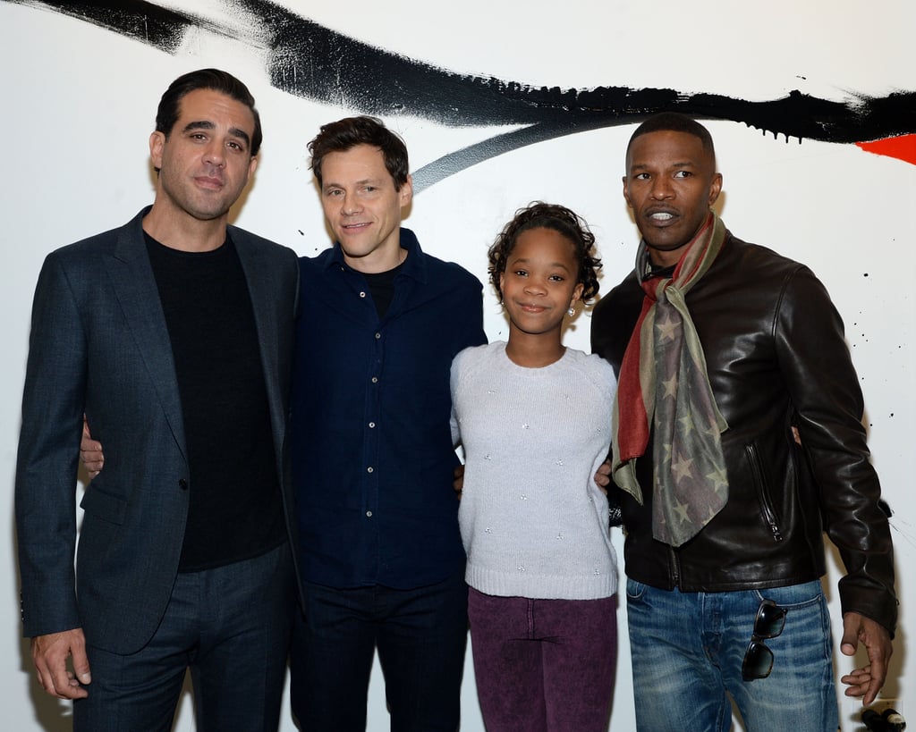 Annie director Will Gluck was joined by Bobby Cannavale, Quvenzhané Wallis, and Jamie Foxx at NYC's AOL BUILD speaker series on Monday.