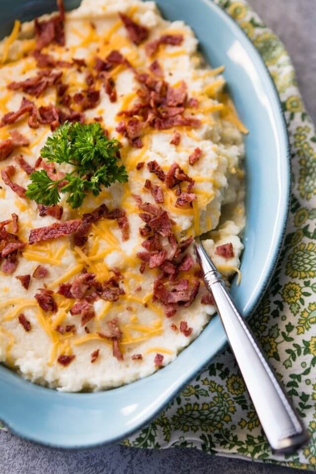 Low-Carb Mashed Cauliflower