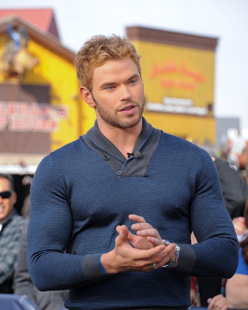 Kellan Lutz once wore this sweater, and it's probably still recovering from containing that much muscle.