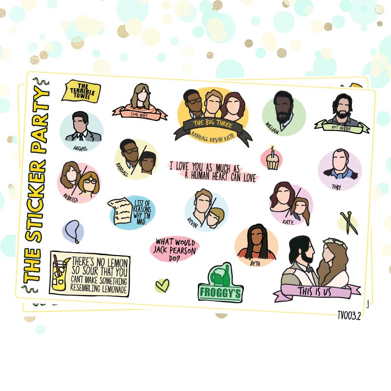 This Is Us Stickers