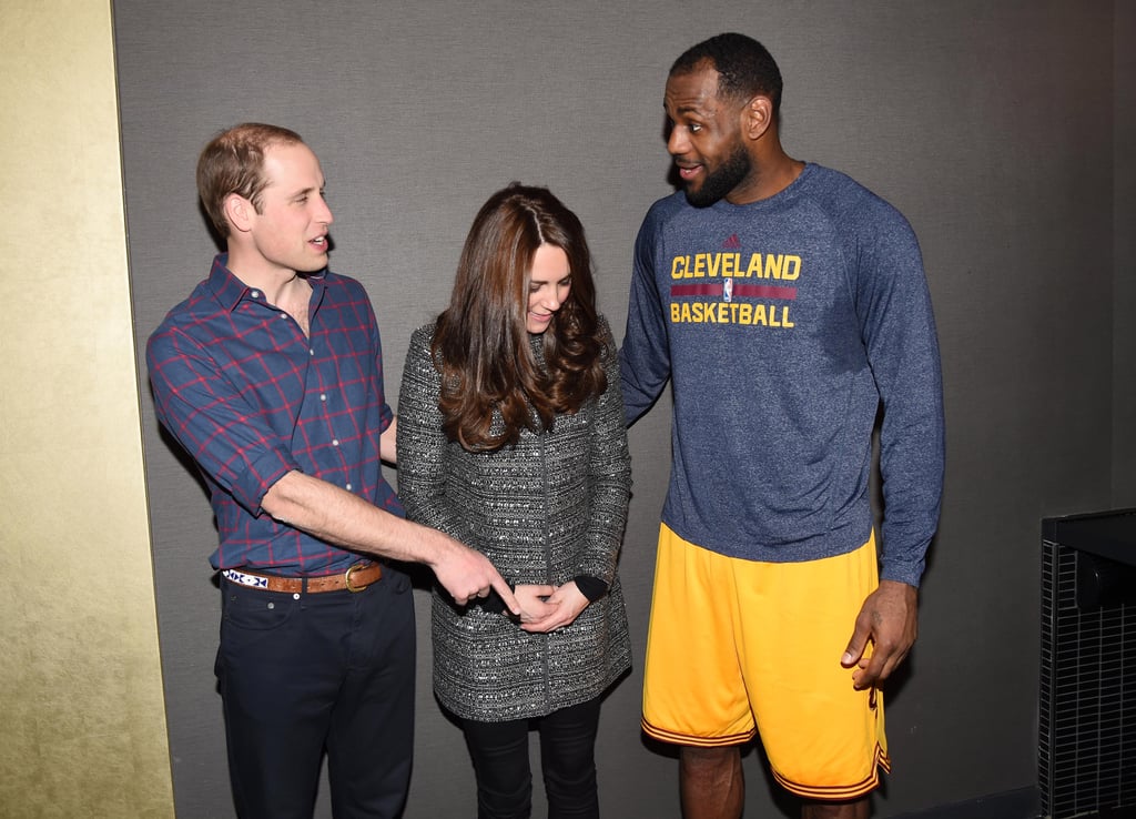 LeBron James Meeting Kate Middleton and Prince William