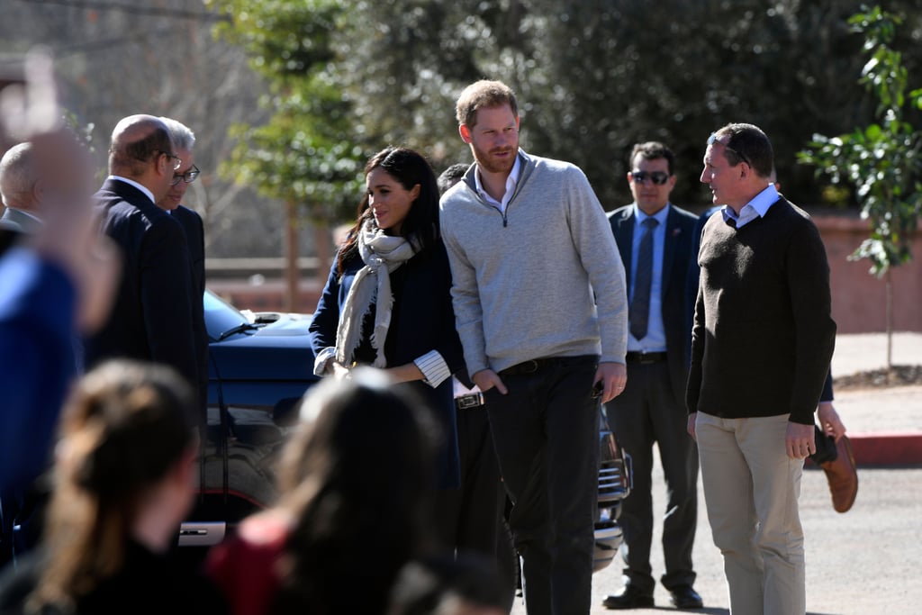 Prince Harry Meghan Markle Visit School on Morocco Tour 2019