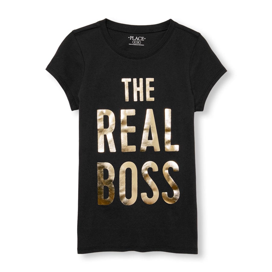 "The Real Boss" Foil Graphic Tee
