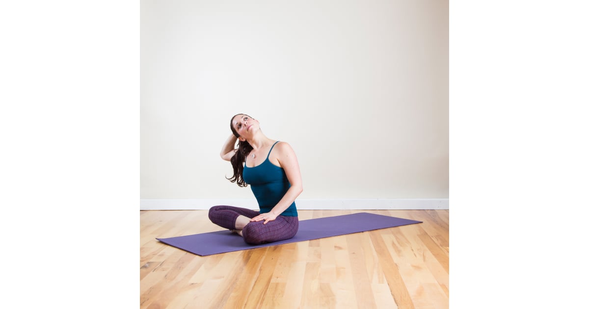 Seated Neck Release Yoga Sequence to Ease Stress POPSUGAR Fitness