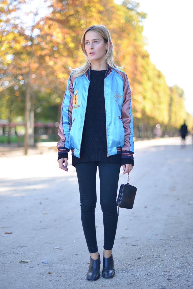 Pair Subtle Leggings With Something Colorful