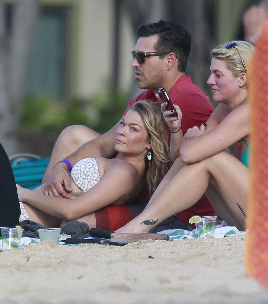LeAnn Rimes in a Bikini With Eddie Cibrian in Hawaii