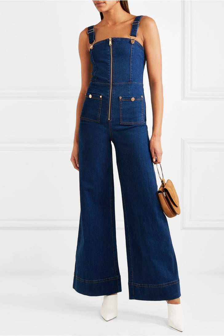 Alice McCall Quincy Denim Overalls | How to Wear Denim on Denim ...