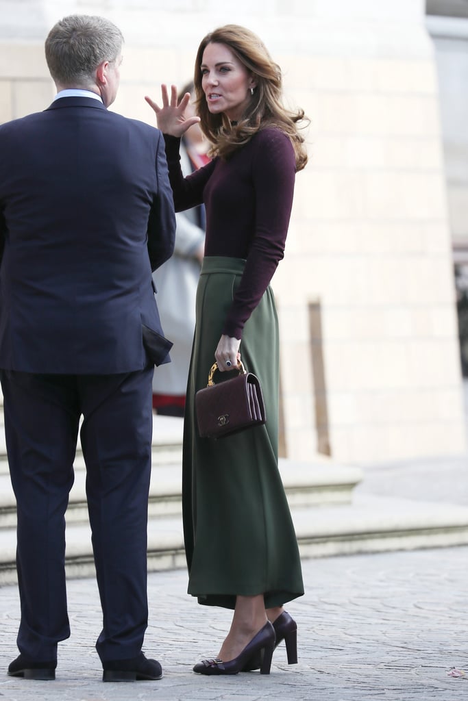 Duchess of Cambridge Jigsaw Trousers and Warehouse Jumper