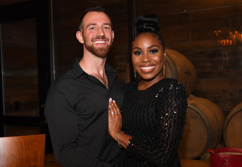 ATLANTA, GEORGIA - FEBRUARY 27:  Cameron Hamilton and Lauren Speed attend "Love Is Blind" Atlanta screening & reception at City Winery on February 27, 2020 in Atlanta, Georgia. (Photo by Paras Griffin/Getty Images)