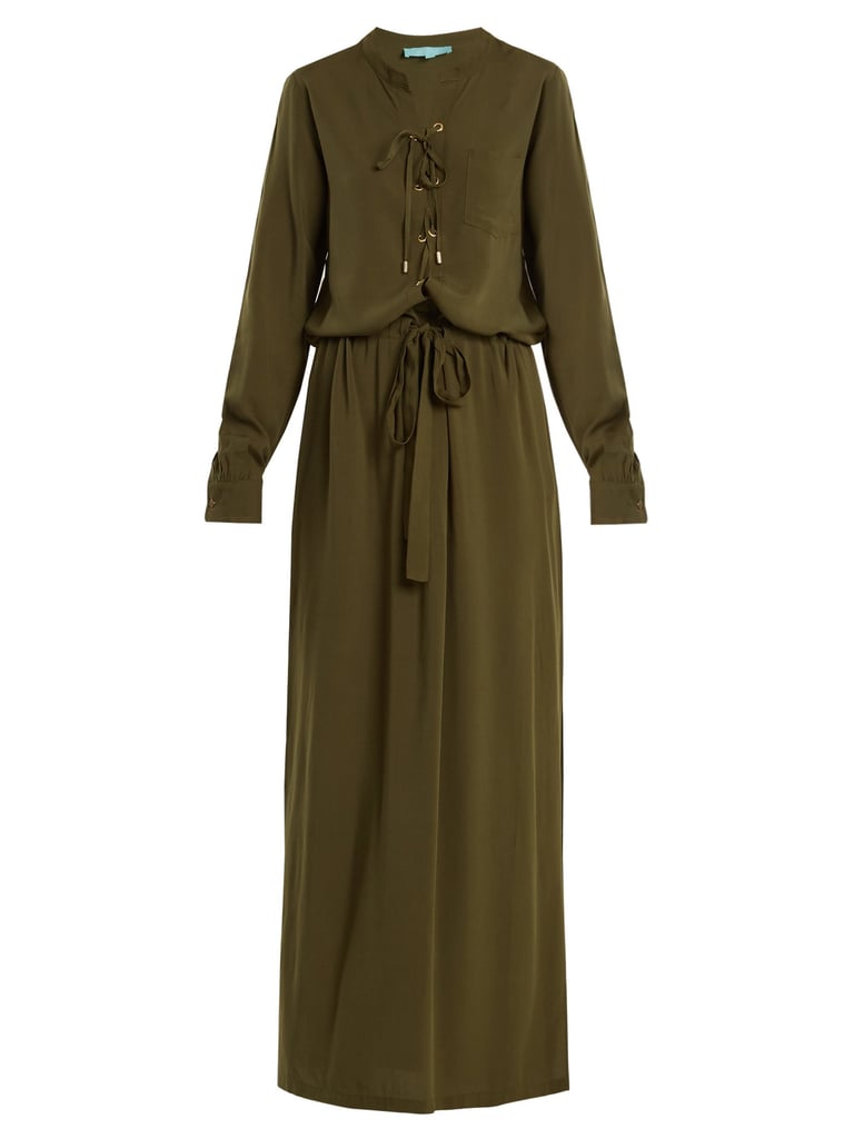 Melissa Odabash Megan Lace-Up Maxi Dress