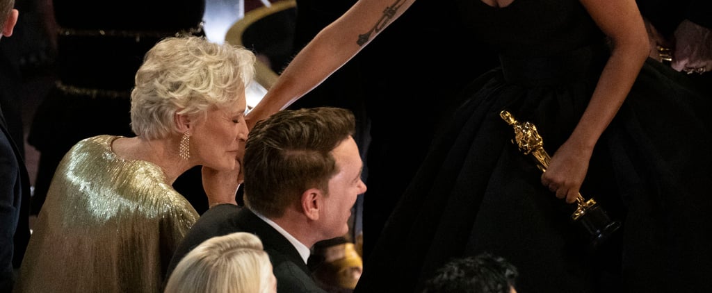 Glenn Close and Lady Gaga at the 2019 Oscars