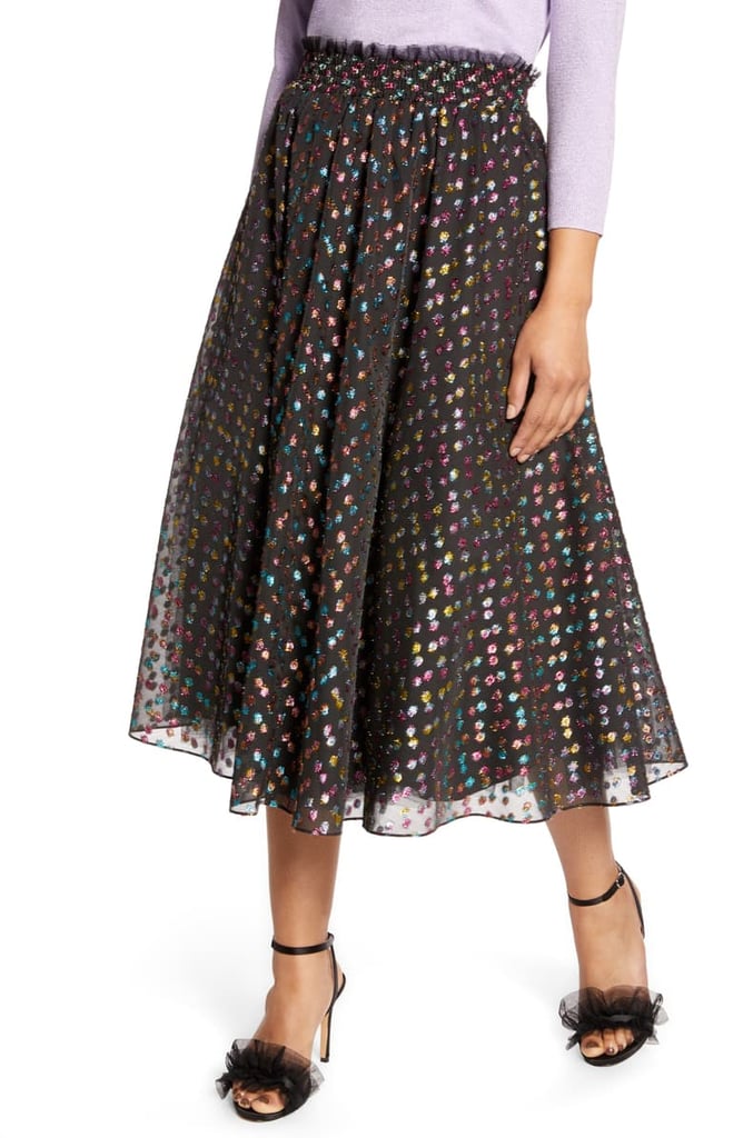 Halogen x Atlantic-Pacific Rainbow Dot Full Skirt