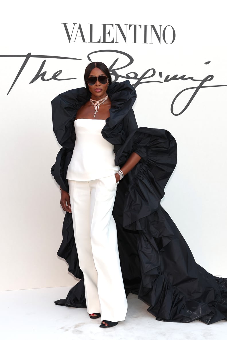 Naomi Campbell at the Valentino 2022 Haute Couture Show
