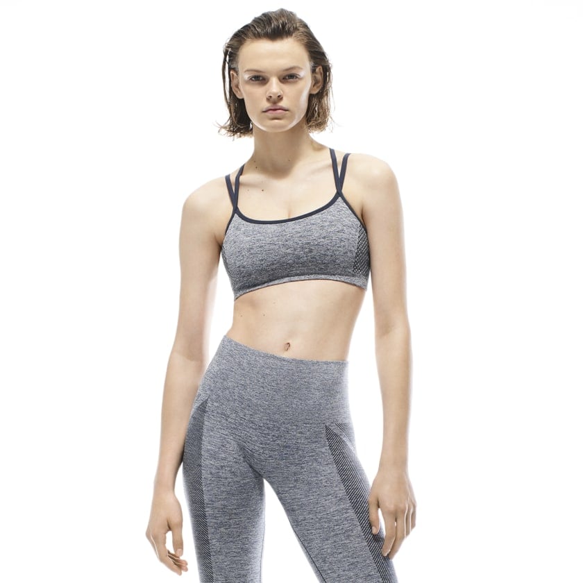 Reebok x VB Seamless Textured Bra — Blue