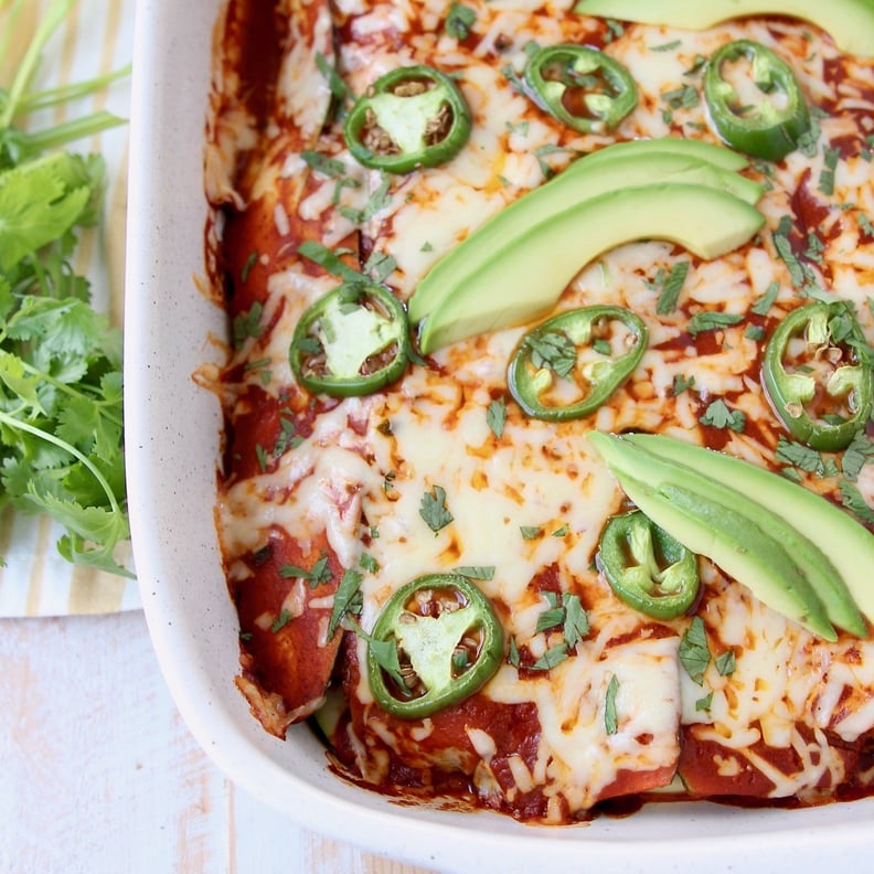 Low-Carb Enchiladas With Zucchini