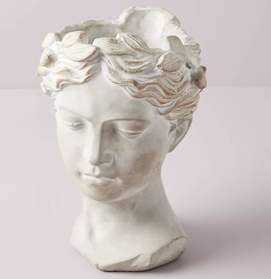 Anthropologie Grecian Bust Pot