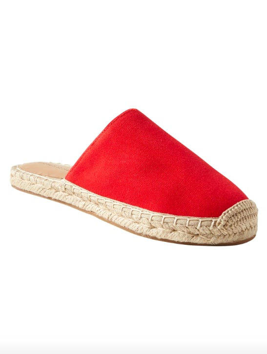 Canvas Espadrille Slide